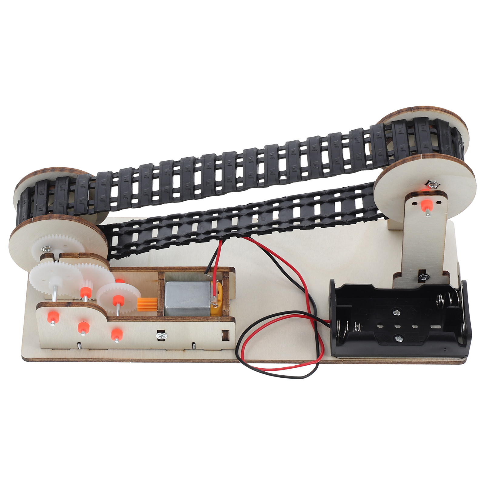 Science Project Diy - 1Set Electric Conveyor Belt DIY Engineering