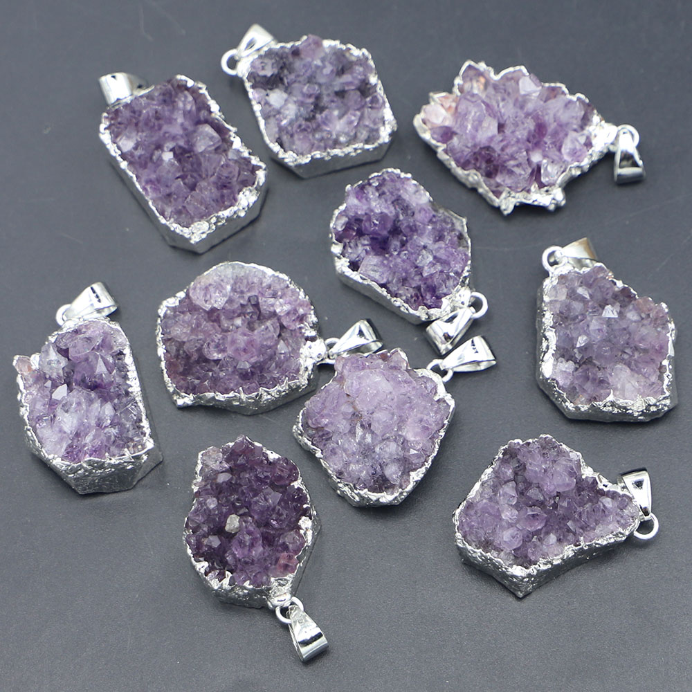 Science Nature - 10Pcs Drusy Druzy Natural Stone Random