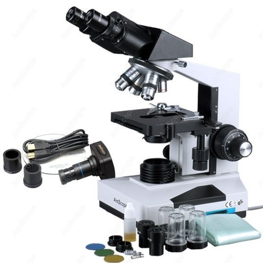 AmScope Biological Binocular C - Microscope Compound 40X ulasan dan harga