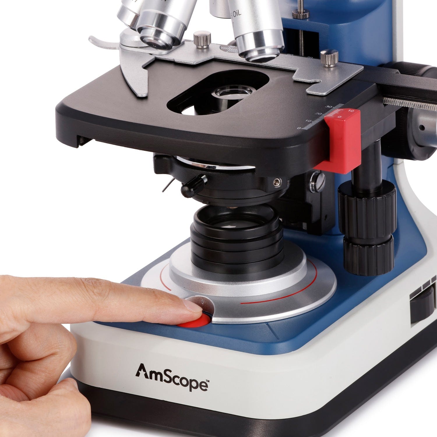 AmScope 40X-2500X Student Bino - Microscope Compound 40X ulasan dan harga
