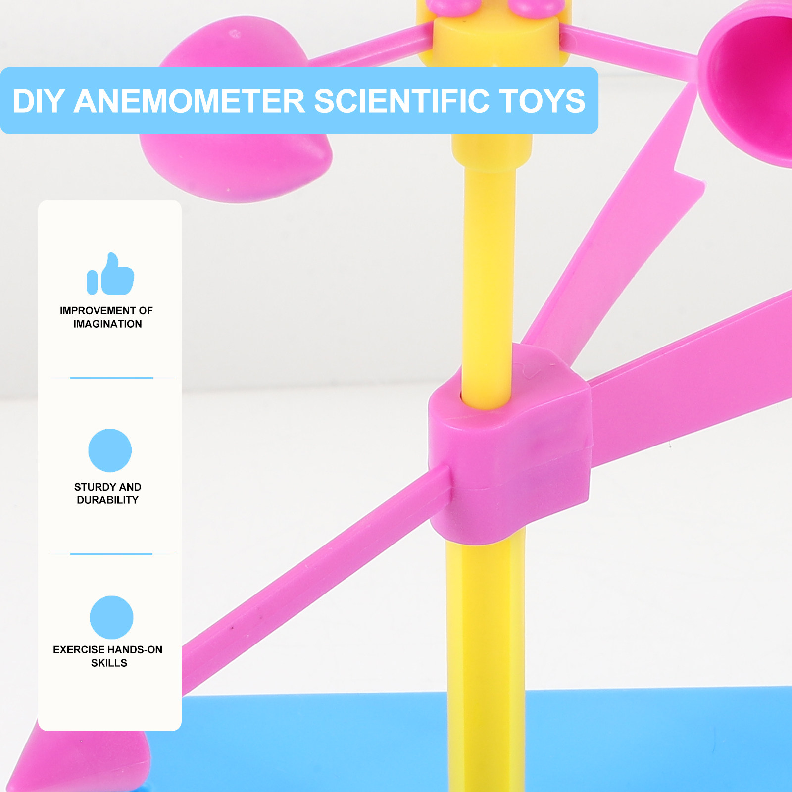 2Sets DIY Hand-Made Anemometer - Science Project Diy ulasan dan harga