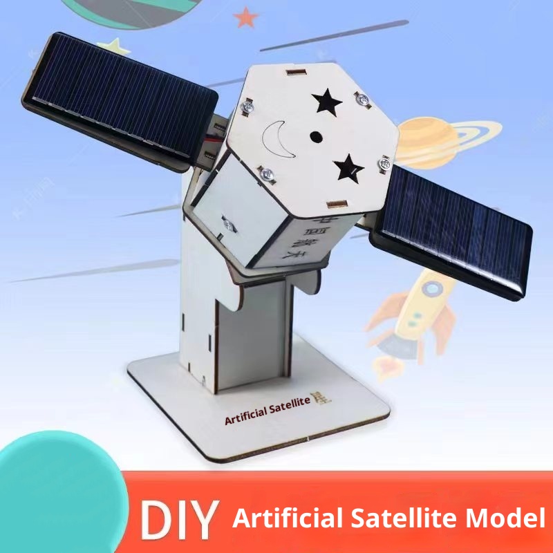 DIY Solar Satellite Artificial - Science Toys Diy ulasan dan harga