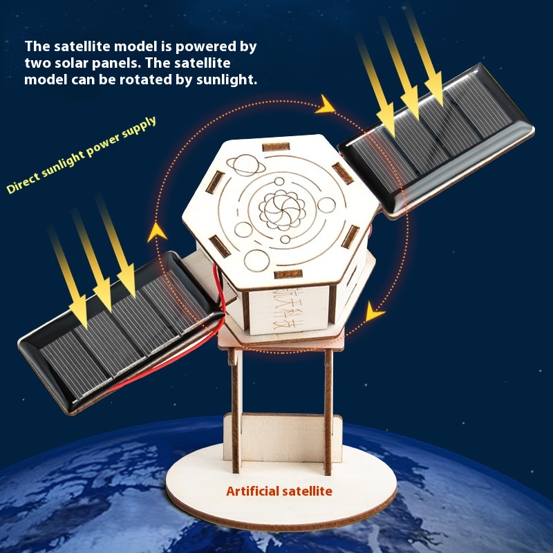 DIY Solar Satellite Artificial - Science Toys Diy ulasan dan harga