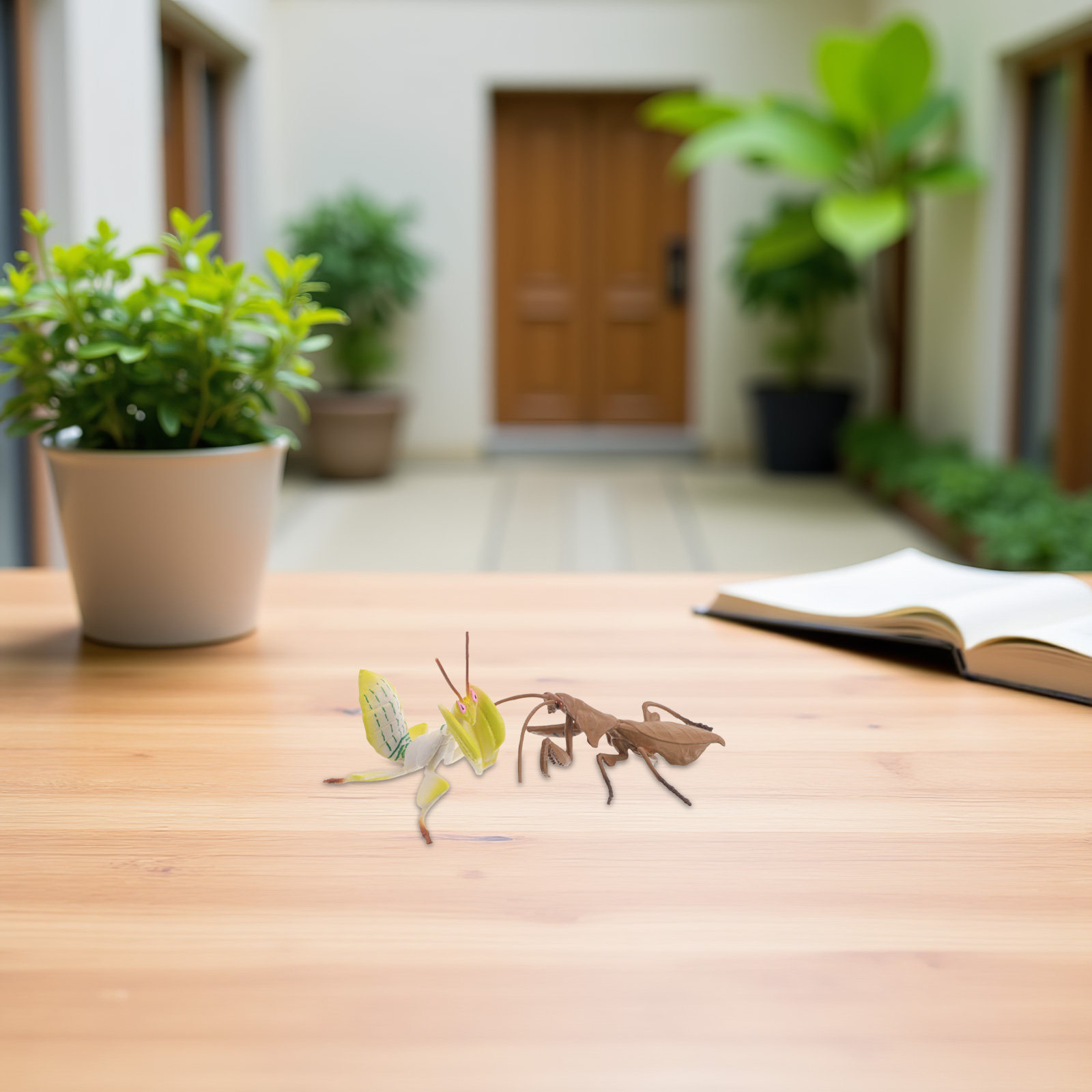 2Pcs Realistic Praying Mantis  - Science Nature ulasan dan harga