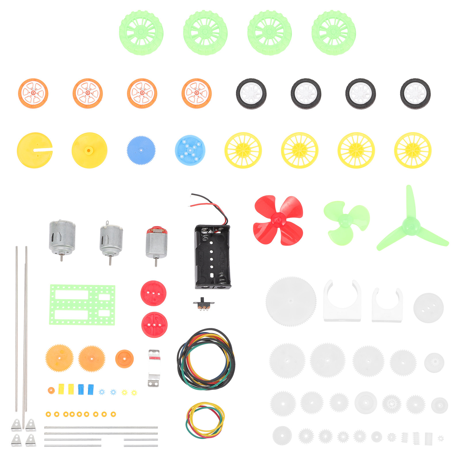 112Pcs Motor Accessories Kit P - Science Project Diy ulasan dan harga