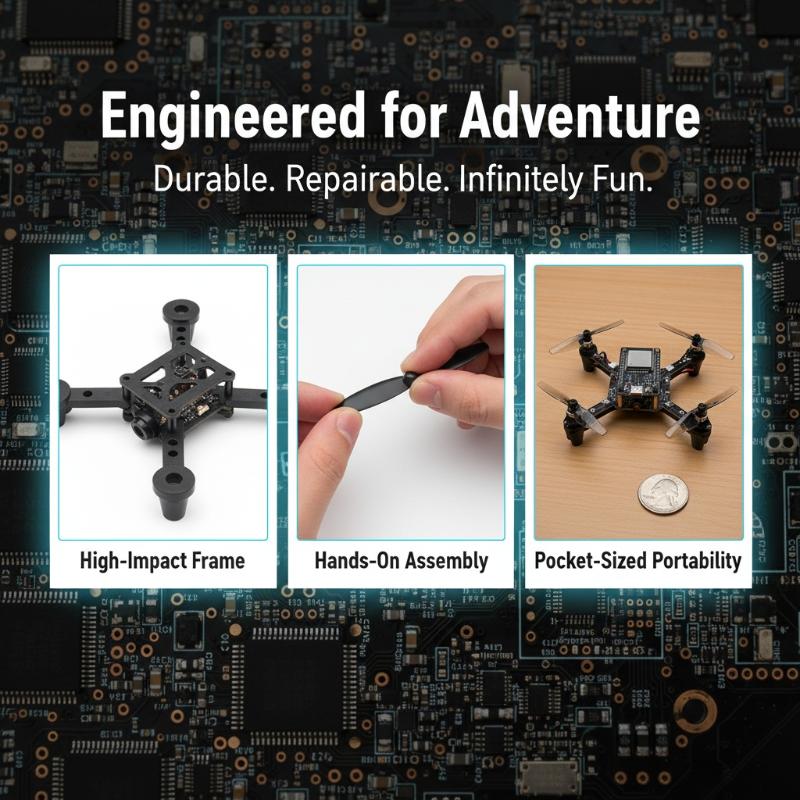 Mini DIY Programmable Drone Op - Science Hobbyist ulasan dan harga
