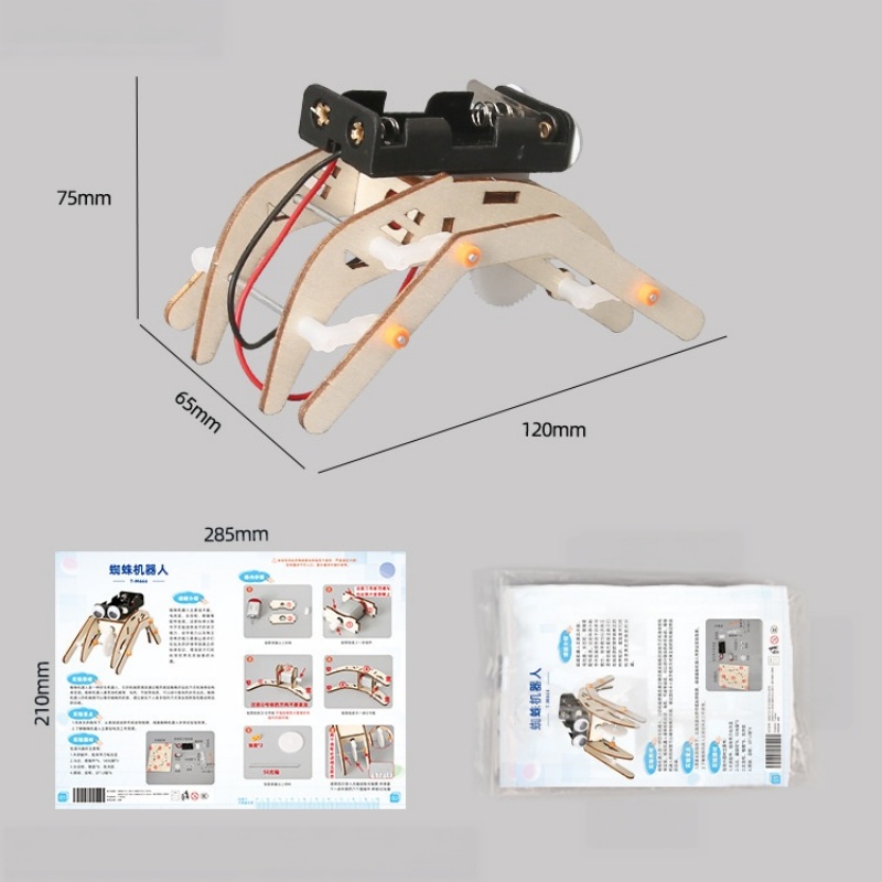 Diy Handmade Walking Spider Ro - Science Project Robot ulasan dan harga