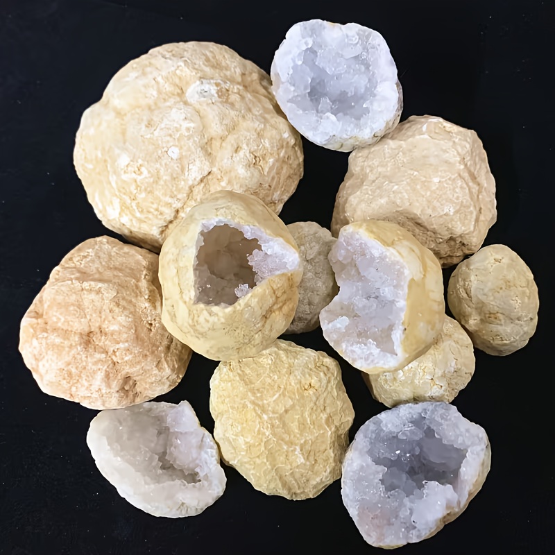 10/20pcs Natural Quartz Geode  - Geode Crystal Break ulasan dan harga