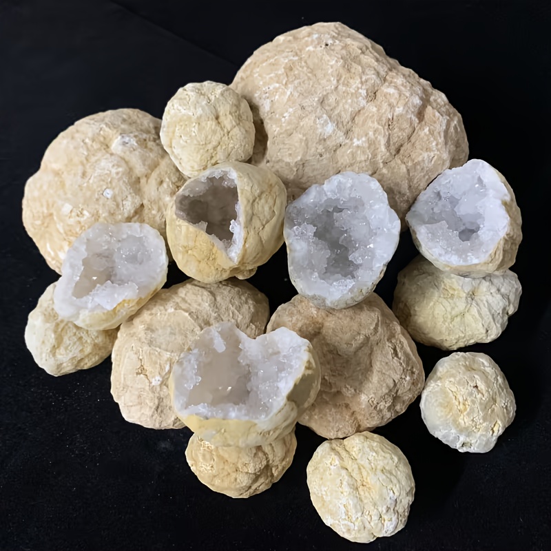 10/20pcs Natural Quartz Geode  - Geode Crystal Break ulasan dan harga