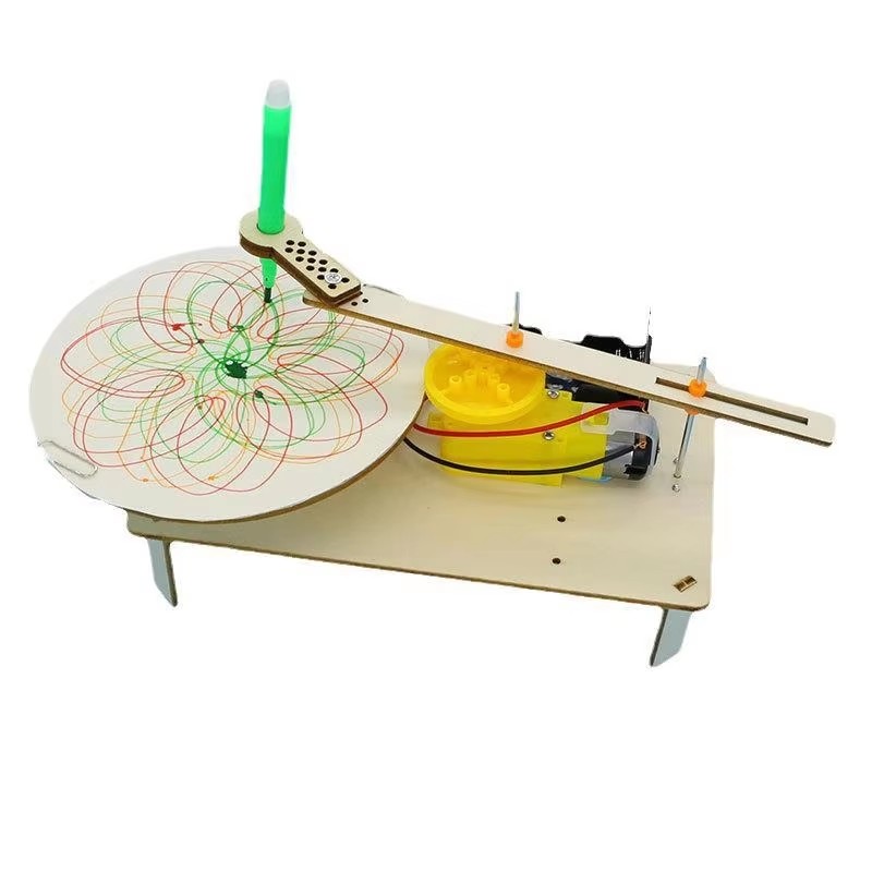 DIY Creative  wooden electric  - Science Project Robot ulasan dan harga