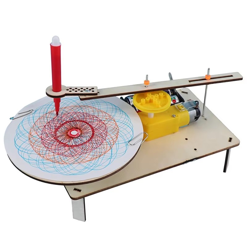 DIY Creative  wooden electric  - Science Project Robot ulasan dan harga