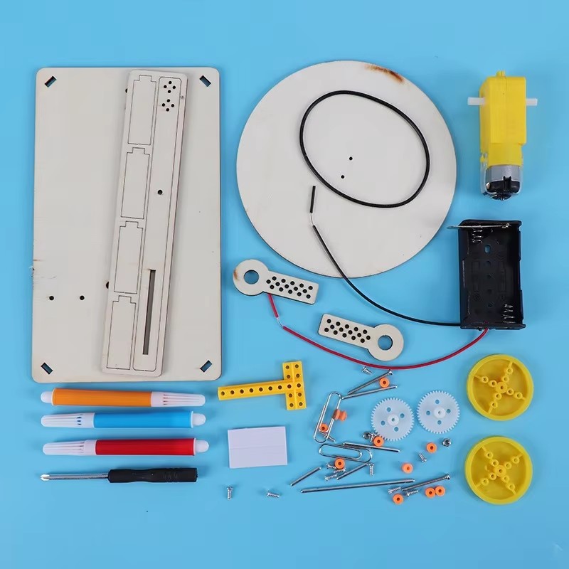 DIY Creative  wooden electric  - Science Project Robot ulasan dan harga
