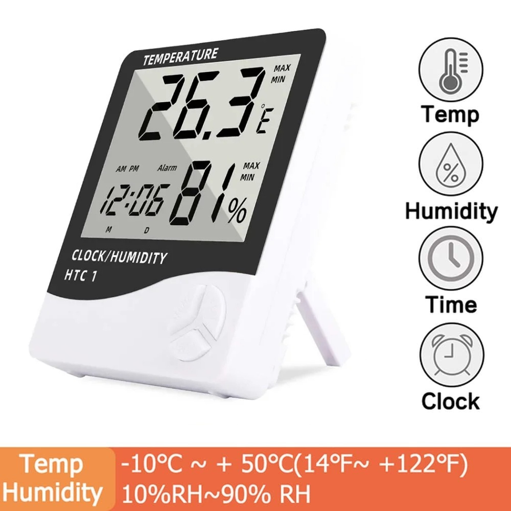 Multifunction LED Digital Ther - Weather Station Indoor ulasan dan harga