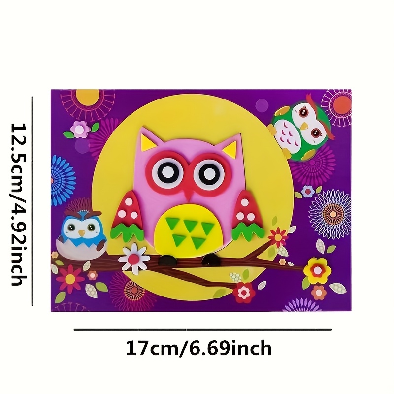 3D Stickers for Kids, Disposab - Science Project Diy ulasan dan harga